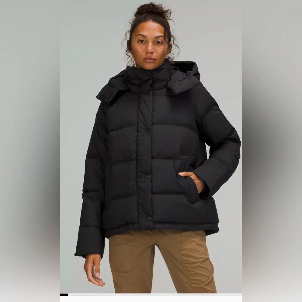 Lululemon Wunder Puff 600-Down-Fill Jacket in black Large - Picture 1 of 8